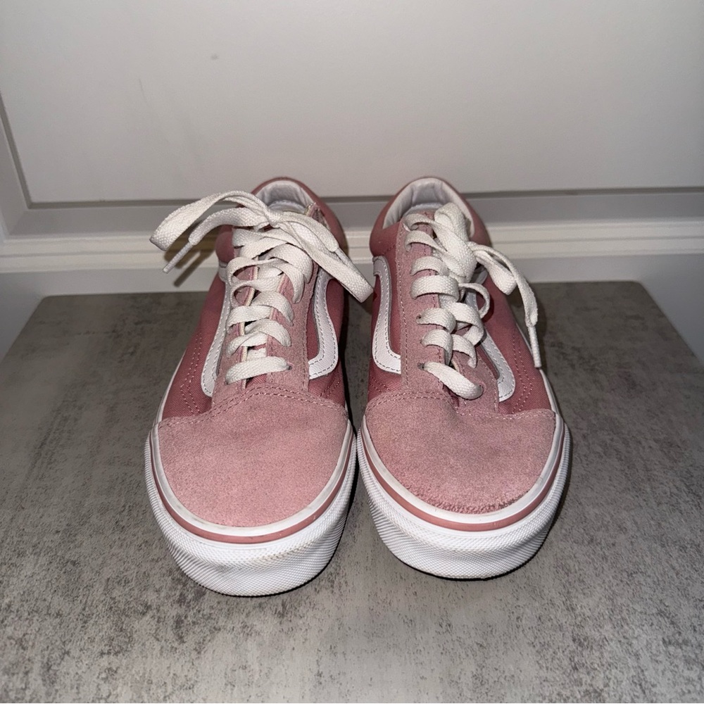 Old Skool Shoe Dawn Pink / True White Size 4.5 Men / 6 Women - Picture 2 of 7